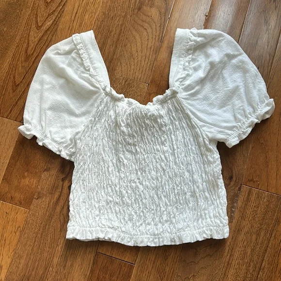 White Ruffle Top - Picture 2 of 2